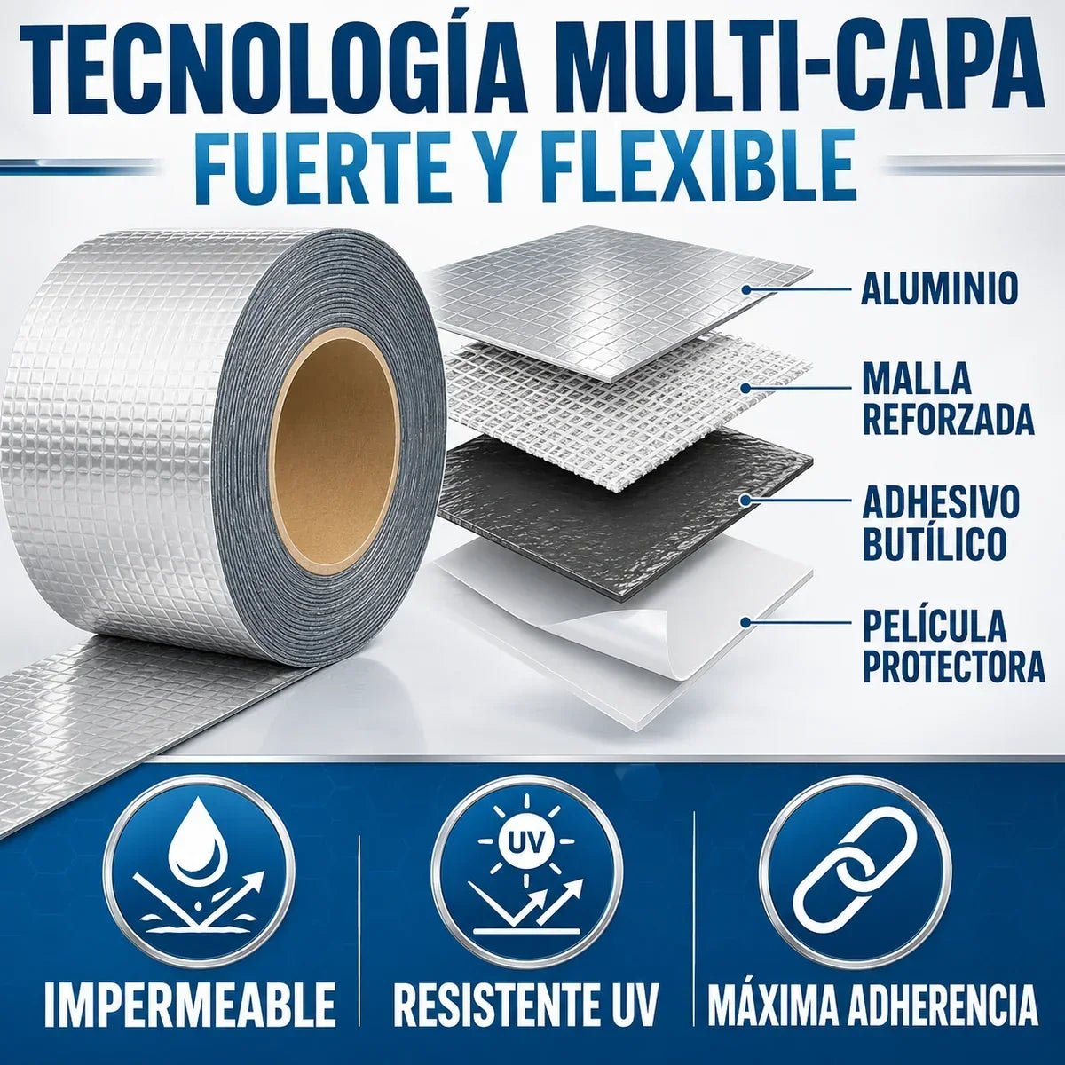 Cinta Asfáltica Impermeable Stantek® - COMPRA 1 Y LLÉVATE 2 🔥 - Minha loja