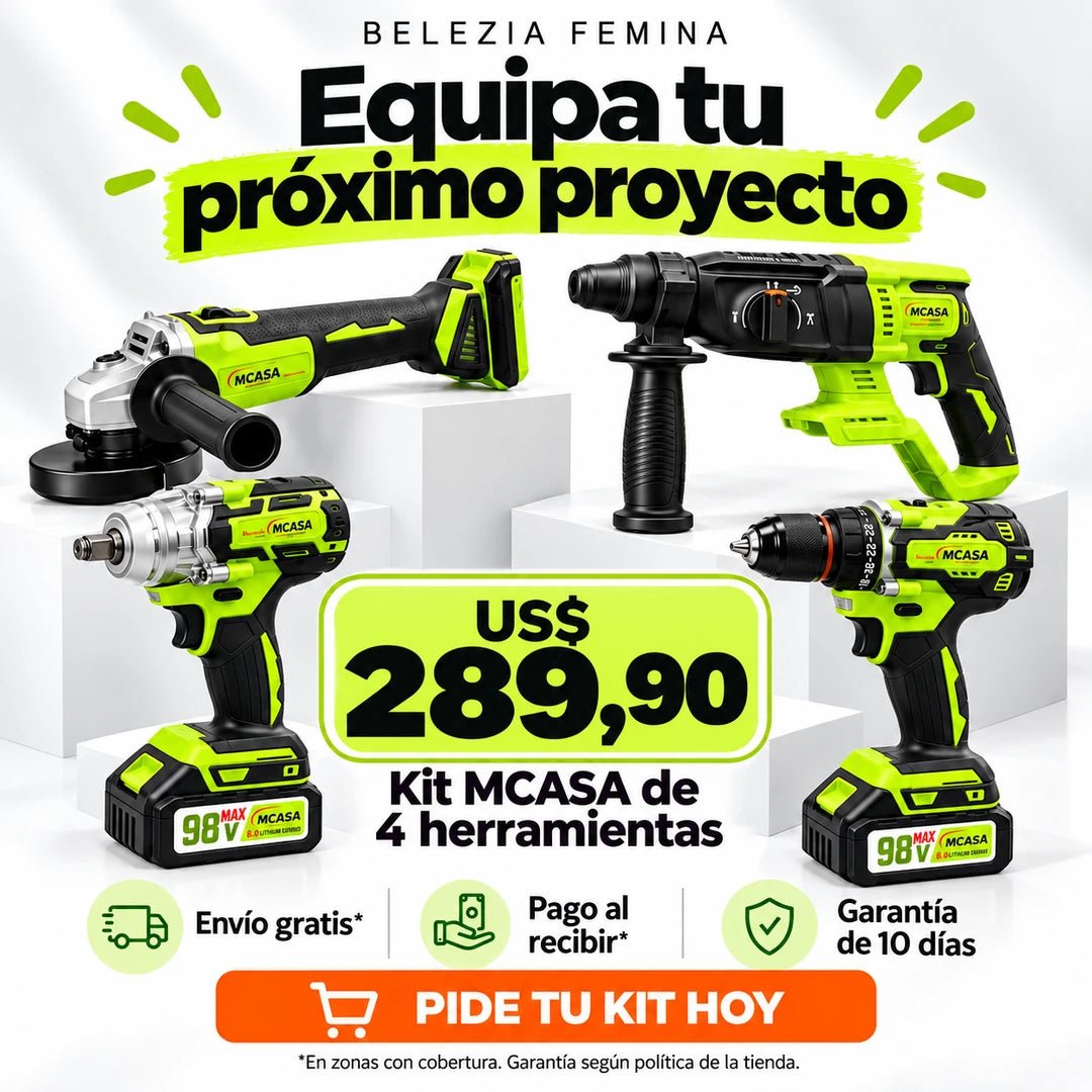 Oferta kit MCASA por US$ 289,90 con pago al recibir según cobertura